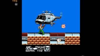 Contra Force Dendy Walkthrough (level 4 + final boss)