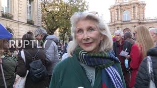 France: Demonstrators gather outside Senate to protest Sanitary Pass