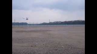 ヒロボー　シュワイザー３００　テスト飛行