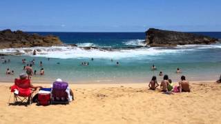Olas en playa de Puerto Rico