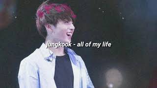 BTS Jungkook - All Of My Life Cover (EMPTY ARENA + RAIN)