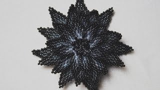 Цветы из бисера. Кувшинка (Часть 1/2)