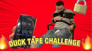 EXTREME DUCK TAPE CHALLENGE!??(goes wrong)?