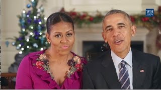Obamas' Final Christmas Greeting - 2016