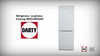 Réfrigérateur congélateur Samsung RB30J3000WW - démonstration Darty
