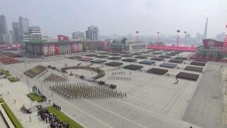 North Korea avoids provocations on national holiday