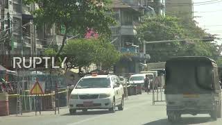 Myanmar: Security ramped up near Cambodian embassy ahead of PM's visit