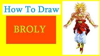 Speed drawing: Broly / Быстрое рисование. Броли