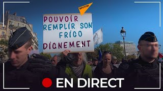 Prix des carburants, prolongation du pass sanitaire: une nouvelle manif se tient à Paris