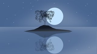 Inkscape Tutorial - Flat Night BG 5 - | MadFireOn |