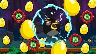 Angry Birds - 3 X GOLDEN EGG INVISIBLE EGG IN SHORTFUSE REVERSE GRAVITY!
