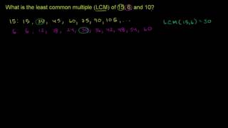 લઘુત્તમ સામાન્ય અવયવી (લસાઅ) - LCM