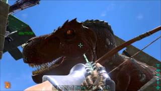 Ark: Survival Evolved Part 18 Perfect Level 120 Rex Kibble Tame & Alpha Carno kill!!!