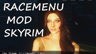Skyrim RaceMenu MOD. Mod de costumização.