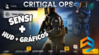 SENSIBILIDADE + HUD + GRÁFICOS - CRITICAL OPS - By:J-H34D