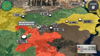 25 ноября 2016. Военная обстановка в Сирии. САА и YPG воюют против Турции. Русский перевод.