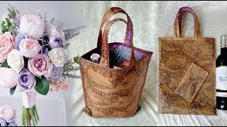 Подарок за 15 минут: Эко-сумочка ♥ Crazy ArtPizza Applique Textile Upcycling ♥ Mila Bali