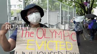 Japan: Protesters draw attention to homeless evictions as Tokyo Games near end