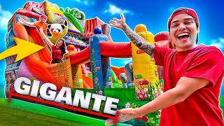FIESTA DE CUMPLEAÑOS EN UN CASTILLO INFLABLE GIGANTE !!