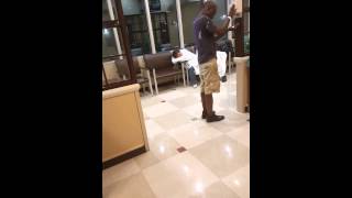 Guy taking a bath with hand sanitizer