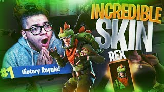 *NEW* REX SKIN! 9 YEAR OLD BREAKS PERSONAL RECORD KILLS ? FORTNITE BATTLE ROYALE! LAST KILL TRAPPED
