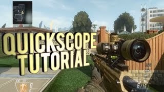Black Ops 2 How to Quick Scope Perfect - Tutorial