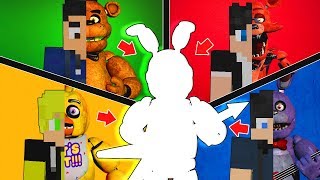 COMO VIRAR OS ANIMATRONICS NO MINECRAFT?? (FIVE NIGHTS AT FREDDY'S)