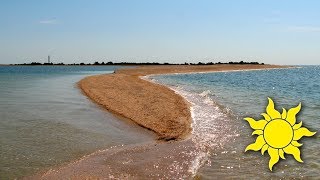 Обиточная коса. На самом краю. Оголовок. Азовское море. Вид с маяка ☀SunVideo