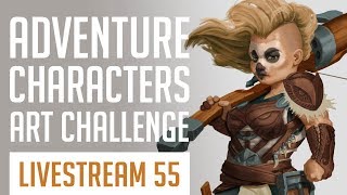 Adventure Characters Art Challenge Finals- Livestream 55