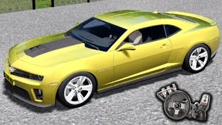 City Car Driving 1.4.0 - Chevrolet Camaro ZL1 - Só nas correria - Com Logitech G27