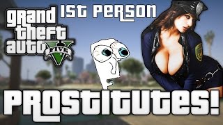 GTA 5 Next Gen | 1st Person With Prostitute | Grand Theft Auto 5 PS4
