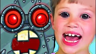 МИСТЕР МАКС РАЗДАВИЛ КРАСНЫЙ ШАРИК - ЧТО С НИМ ??? Red Ball 4 Развивающий Мультик про шар