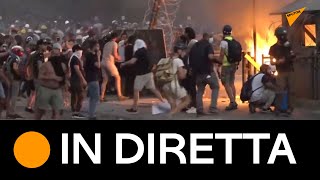 Beirut: violenti scontri tra polizia e manifestanti