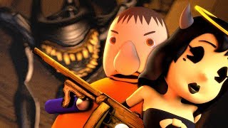 [SFM/BatIM] Ink Bendy vs Bully & Alice Angel (BaTIM Animation)