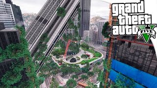 GTA 5 Моды: После ядерной войны - Разрушенный Лос-Сантос после Ядерной Войны! ✅