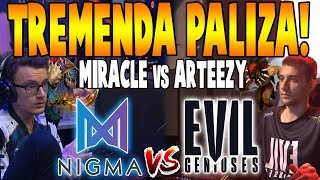 NIGMA vs EG [BO3] - Tremenda Paliza "Miracle vs Arteezy" - LEIPZIG MAJOR DreamLeague 13 DOTA 2