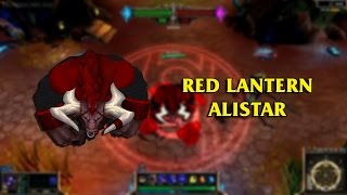 Red Lantern Alistar LoL Custom Skin ShowCase