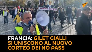 #Francia: Gilet Gialli si uniscono al nuovo corteo dei No Pass