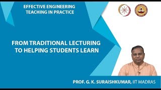 From traditional lecturing to helping students learn