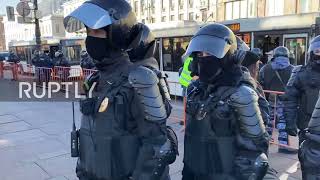 Russia: Thousands detained across country at protests against Russia’s offensive
