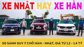 So sánh xe SUV Hàn - Nhật - Nên chọn Santa Fe, Sorento hay Pajero Sport có giá từ 1,2 - 1,4 tỷ