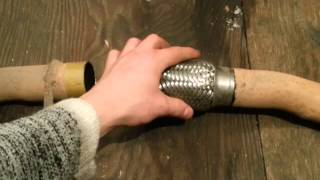 Ремонт выхлопной системы TLC 100, Repair exhaust system TLC 100.