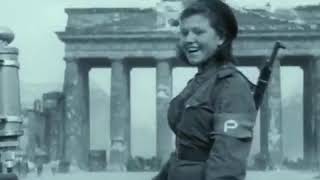 Легендарная судьба  "Регулировщица Победы"Лида Овчаренко, 1945, Берлин, Германия