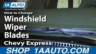 How To Change Windshield Wiper Blades 95-19 GMC Savana