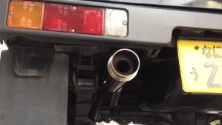 JA71 ジムニーWirusWinコンパクトマフラー バズーカタイプ