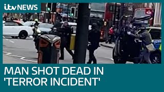 Man shot dead by police after 'terror-related stabbing' injures two in south London  | ITV News