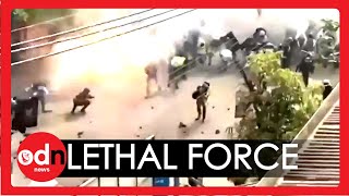 Myanmar Military Using 'BATTLEFIELD Weaponry' Against Anti-Coup Protesters