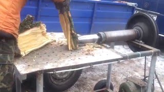 Винтовой Колун на 220 вольт с маховиком ЗИЛ 130