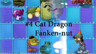 Plants vs. Zombies 2 TEXTURE CHANGING! — Cat Dragon, Cob Cannon, Franken-nut.