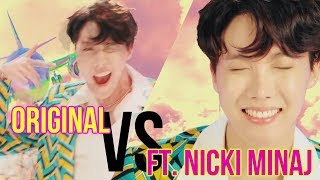 BTS IDOL MV Original & Ft. Nick Minaj Version Comparison